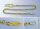 Taschenuhrkette Uhrenkette Taschenuhr Kette gold Karabiner und Klemme NEU!