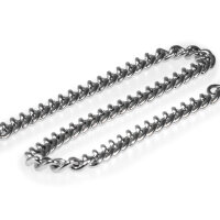 Taschenuhrkette Uhrenkette Taschenuhr Kette silber Karabiner und Klemme NEU!