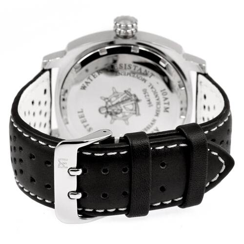 Montre Bracelet Lorica Impermable S/W Hi-Tech Perfo Rechange Bande DAviateur 20 blanc