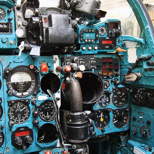 PILOT MiG-15 Poljot 3133 Chronograph russische mechanische Uhr Fliegeruhr