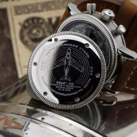 PILOT MiG-15 Poljot 3133 Chronograph russische mechanische Uhr Fliegeruhr