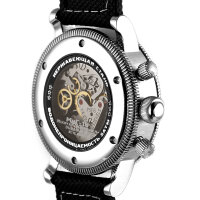 PILOT MiG-15 Poljot 3133 Chronograph russische mechanische Uhr Fliegeruhr