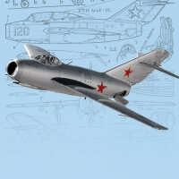 PILOT MiG-15 Poljot 3133 Chronograph russische mechanische Uhr Fliegeruhr