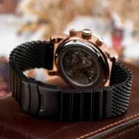 PILOT P-SPORTS 43.G 31681 Chronograph russisch mechanisch + Milanaise Armband