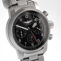 PILOT SOKOL Poljot 31681 Russian Mechanical Aviation Chronograph Sapphire
