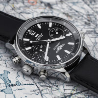 Precision PILOT 3133 POLJOT ZIVIL Chronograph Handaufzug Uhr Finanzplatz FFM