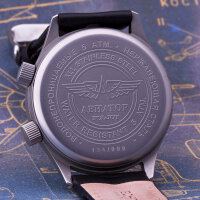 POLJOT 2612/1223371 Fliegeruhr mechanischer Wecker Russ mechanical Aviator watch