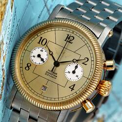 POLJOT Chronograph 3133  russische mechanische Uhr...