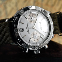 Poljot Chronograph 3133 " Standard " Watch Mechanical NOS 1990er Russia Vintage