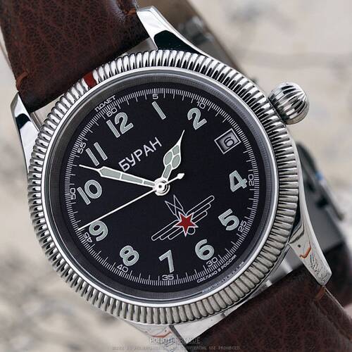 POLJOT BURAN | Kaliber 2614 | Fliegeruhr Handaufzug mechanisch russian watch NOS