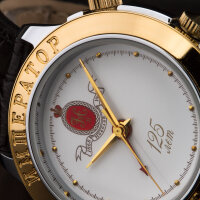 POLJOT IMPERATOR Signal 2612 Wecker russische mechanische Uhr Alarm Zar Nicolai