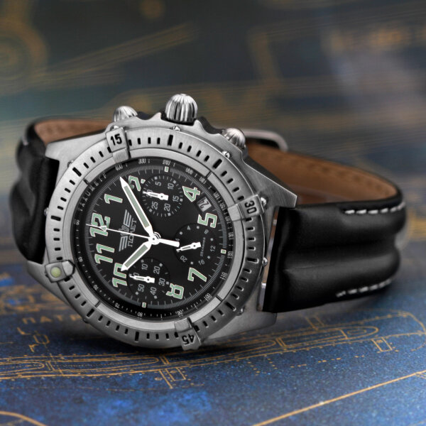 POLJOT Chronograph 31681 Jetfighter russische mechanische Fliegeruhr