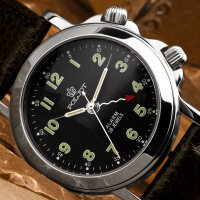 POLJOT Wecker Armbanduhr mechanisch Vibration Armbandwecker Signal 2612 russisch