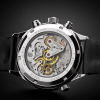 Poljot Civil Chronograph 3133 Russian Mechanical Aviation Watch Time Zone