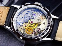 Chronograph Strela Poljot 3133 Mens Watch Space Watch Sapphire Cosmos CO38CYB-S