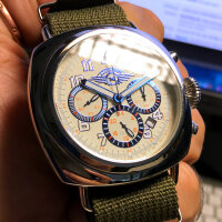 Poljot Chronograph Fliegeruhr 31681 russisch mechanisch MOSCOW CLASSIC STURMOVIK