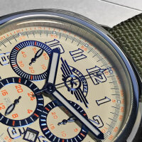 Poljot Chronograph Fliegeruhr 31681 russisch mechanisch MOSCOW CLASSIC STURMOVIK
