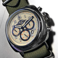 Poljot Chronograph Fliegeruhr 31681 russisch mechanisch MOSCOW CLASSIC STURMOVIK