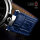 Watch Strap Blue Poljot Basilika 20mm With Clipping Alligator Croco Embossing