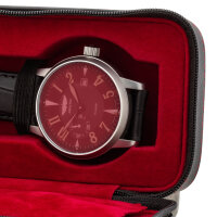 Watch Box Case Travel Red Velvet For Auto & 2