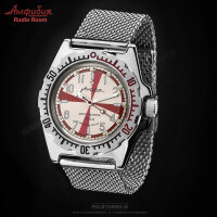 VOSTOK Radio Room Taucheruhr Automatik 20ATM Militär Uhr Amphibia 2415/110651
