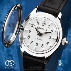 Tactile Watch for the Blind Braille Watch Vostok-T 491210...