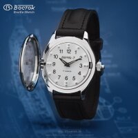 Taktile Blindenuhr Braille Uhr Vostok-T 491210 Handaufzug mechanisch Russland