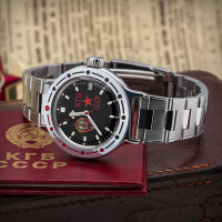 Vostok Kgb Diver Watch 656 2/12ft Automatic Military Machanische Glass Bottom