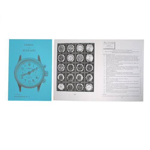 No. 5 - Russian Watches Catalog Book - Poljot Vostok Etc. (1993) Juri Levenberg