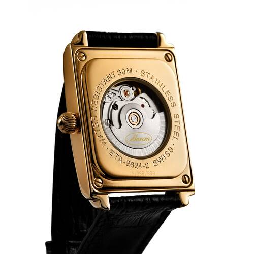 POLJOT Mechanische Uhr Automatik Art Deco Russland Gelbgold 2824-2 Vintage NOS