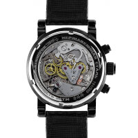Pilot P-Sports 43.R Poljot 31681 Chronograph Russian Watch Mechanical IP Black