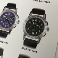 POLJOT Aviator Chronograph 3133 russisches veredeltes Uhrwerk Genfer Schliff