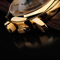 BURAN V.M. Chronograph 31679 russische mechanische Uhr Poljot Mondkalender