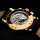BURAN V.M. Chronograph 31679 russische mechanische Uhr Poljot Mondkalender
