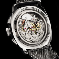 PILOT Chronograph Poljot 3133 Big Russian mechanische Uhr Aviator Milanaise