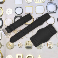 LEDERBAND UHRENBAND FLIEGERUHREN BUND 3-teilig 18, 20, 22, 24mm BRAUN od SCHWARZ