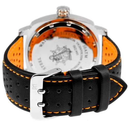 Watchband Lorica Watertight Orange High-Tech Perfo Bracelet Spare Aviator Watch 20 orange