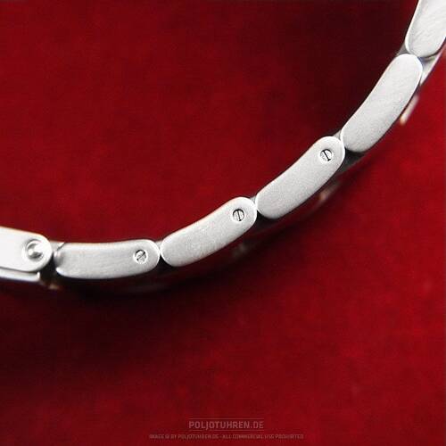 Stainless Steel Bracelet Solid 0 7/8in - 3 Knot - Satin Matte - End Size Round
