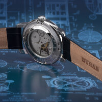 BURAN V.M. Poljot 310579/3421891 Mondphase Handaufzug russische Uhr mechanisch
