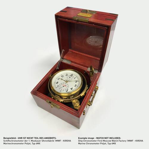 Poljot 6XM Kirova Gangrad Chronometer Marinechronometer Schiffschronometer