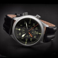 POLJOT Aviator Wecker 2612.1 Fliegeruhr Handaufzug mechanische russische Uhr