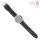 Watchband 22 24 Leather Black Buckle Solid - Pilots Watch Retro Wrist Band
