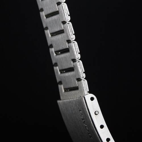 Watchband Poljot 0 23/32in Vintage Brushed Stainless Steel - NOS Made IN USSR