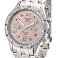 POLJOT 3133 Chronograph PILOT ORLAN Red und Blue russische mechanische Uhr