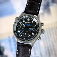 Mens Watch Poljot Traveller Mechanical Chronograph 31681 Analog Watch Rarely