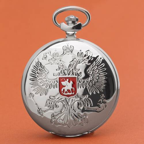 Pocket Watch Yuri Dolgoruky Moscow Founders Double Eagle With Breast Shield