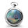 Taschenuhr MOLNIJA 3602 handbemalt Unikat Segelboot russische mechanische Uhr