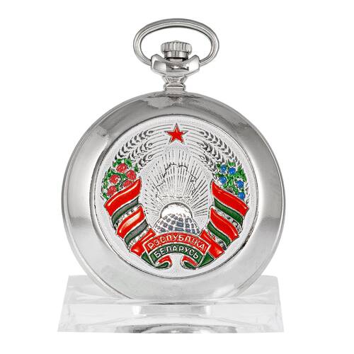 Molnija 3602 Reloj de Bolsillo Belarus Bielorrusia Ruso Mecnico Reloj