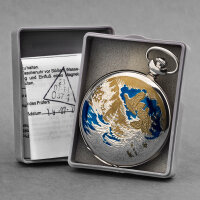 MOLNIJA 3602 Taschenuhr SIBIRIA Baikalsee russisch mechanische Uhr Letzes Stück!
