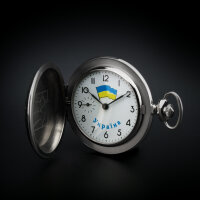 Taschenuhr Ukraine UKRAINA - Bohdan Chmelnyzkyj Handaufzug MOLNIJA 3602